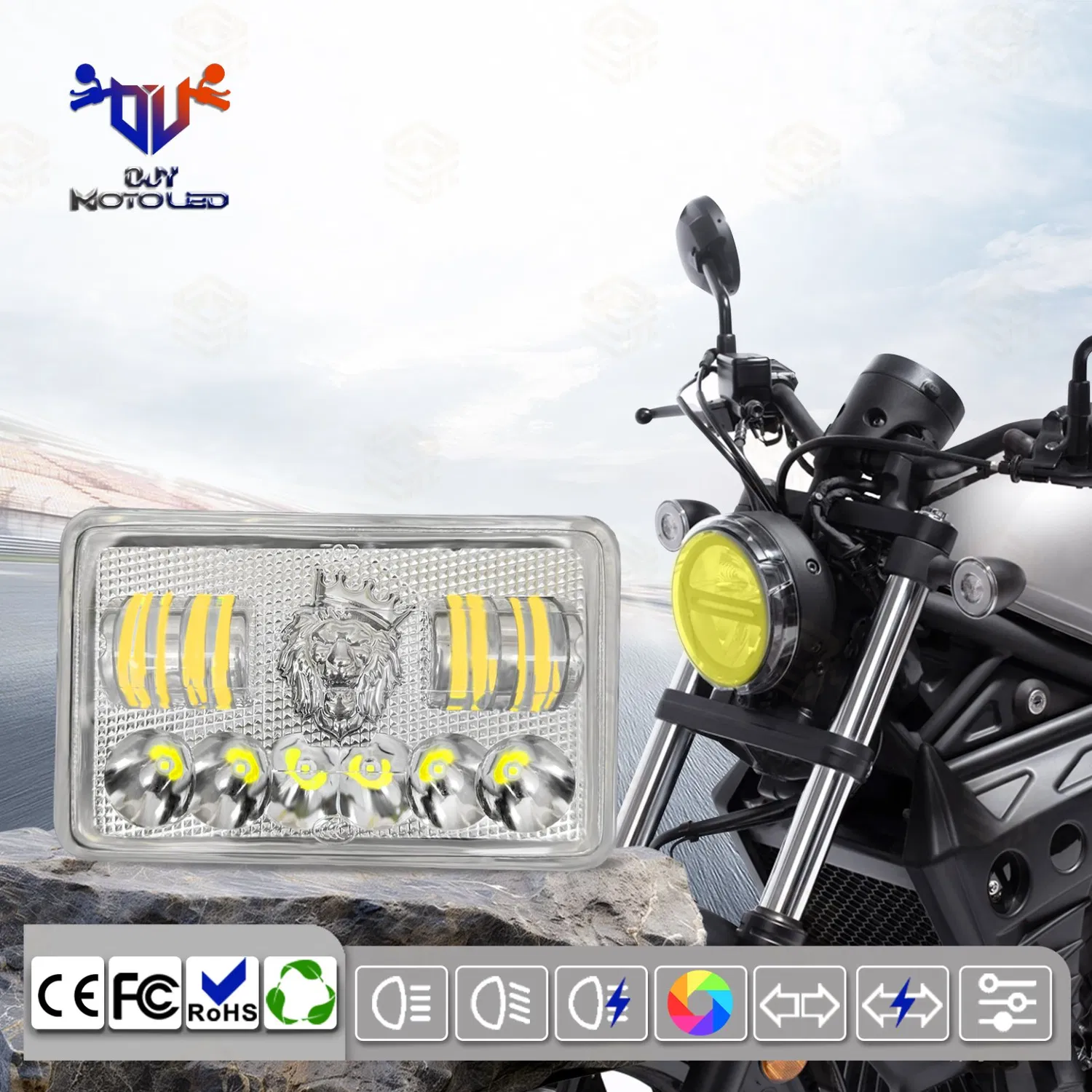 Motoled CD70 LED Construído